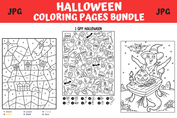 Download Halloween Coloring Pages Bundle - Coloring Collection