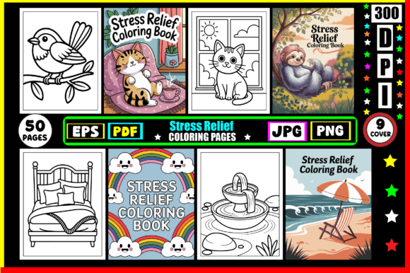 Download Stress Relief Coloring Pages for Adults - Coloring Collection