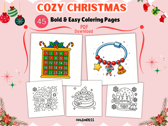 Download Cozy Christmas Coloring Pages - Coloring Collection