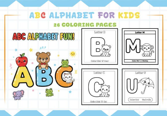 Download ABC Alphabet Coloring Pages for Kids - Coloring Collection