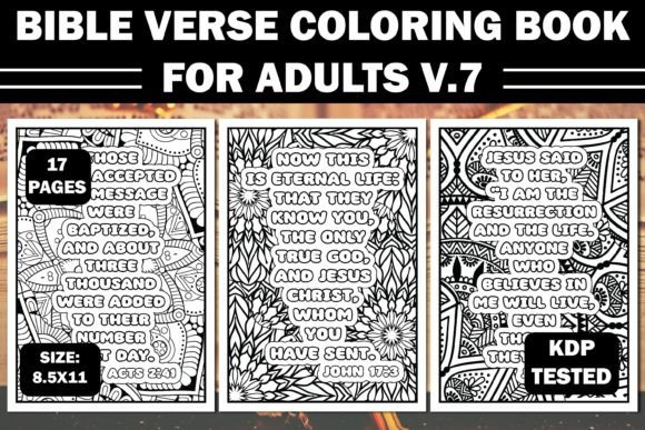 Download Bible Verse Coloring Book for Adults V.7 - Coloring Collection