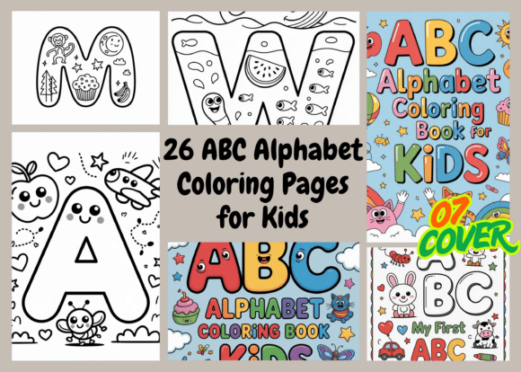 Download 26 ABC Alphabet Coloring Pages for Kids - Coloring Collection