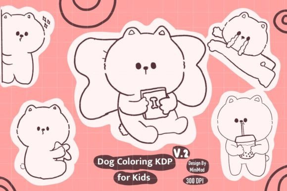 Download Dog Coloring for KDP for Kids V.2 - Coloring Collection