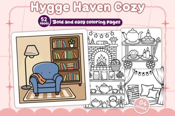 Download Hygge Haven Cozy Coloring Pages - Coloring Collection