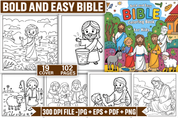 Download Bold and Easy Bible Coloring Pages - Bible coloring pages Collection