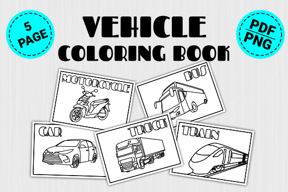 Download Vehicle Coloring Pages for Kids - Coloring Collection