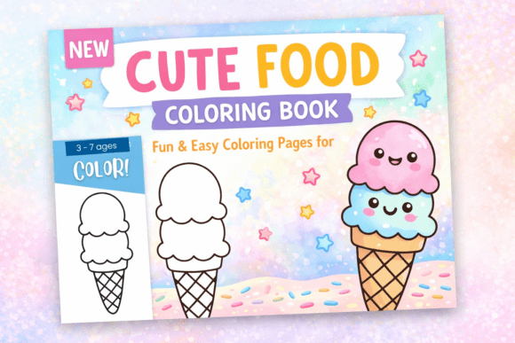 Download Cute Food Coloring Pages for Kids - Coloring Collection