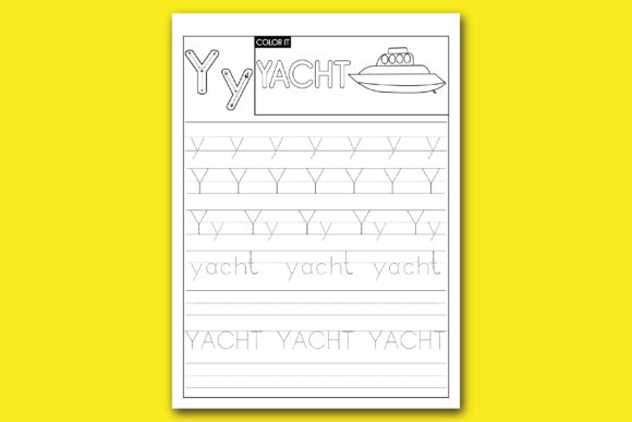 Download Alphabet Writing &amp; Tracing Activities Y - Tracing activities Collection