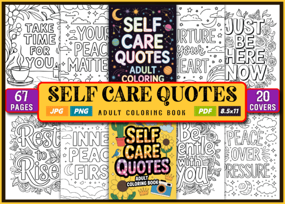 Download Self-Care Coloring Book for Adults - Coloring Collection