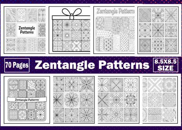 Download Zentangle Patterns Adults Coloring Book - Coloring Collection