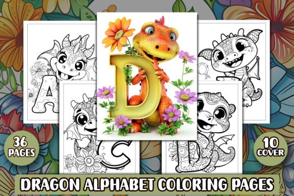 Download Dragon Alphabet Coloring Pages for Kids - Coloring Collection