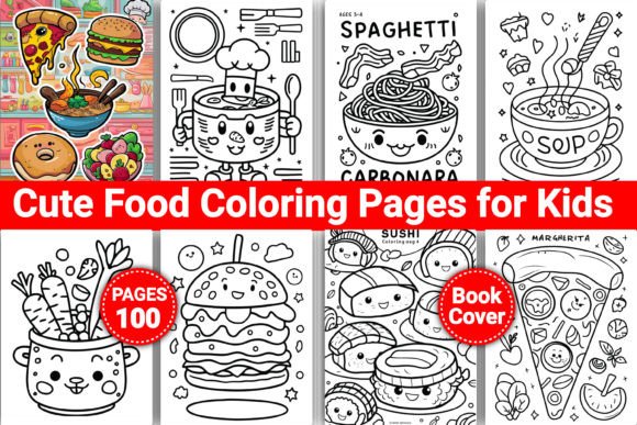 Download Cute Food Coloring Pages for Kids - Coloring Collection