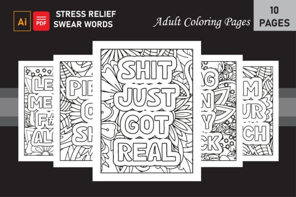 Download Adult Motivational Swear Words Coloring - Coloring Collection
