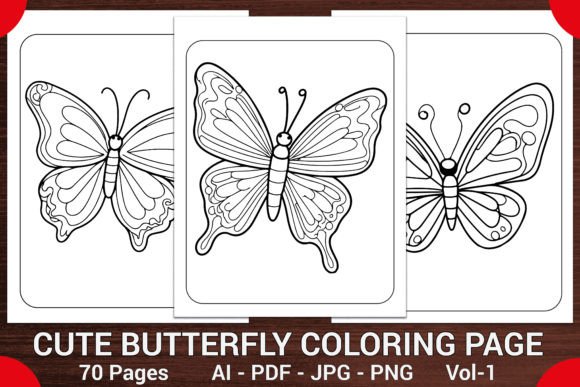 Download CUTE BUTTERFLY COLORING PAGES for KIDS - Coloring Collection