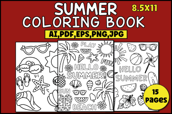 Download Summer Coloring Pages for Kids - Coloring Collection