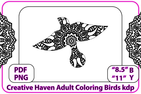 Download Creative Haven Adult Coloring Birds Kdp - Coloring Collection