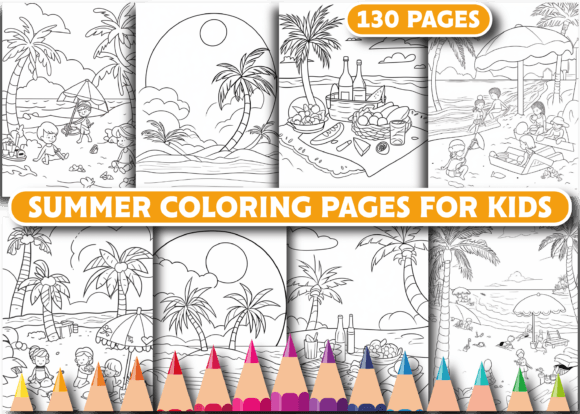 Download Summer Coloring Pages for Kids - Coloring Collection
