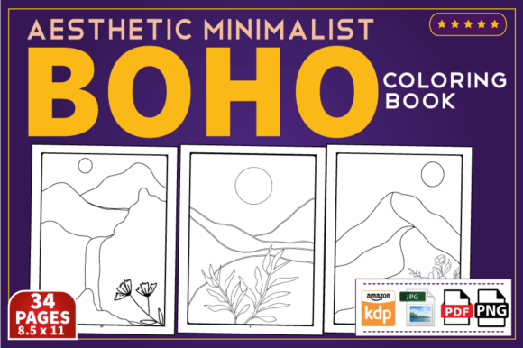 Download Minimalist Landscape Coloring Book - Coloring Collection