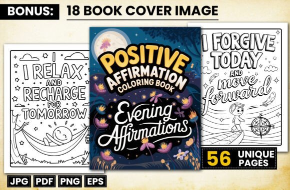 Download Positive Affirmation Coloring Book Pages - Coloring Collection