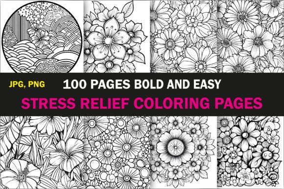 Download Stress Relief Coloring Book for Adults - Coloring Collection