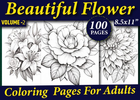 Download 100+ Beautiful Flower Coloring Pages - Coloring Collection