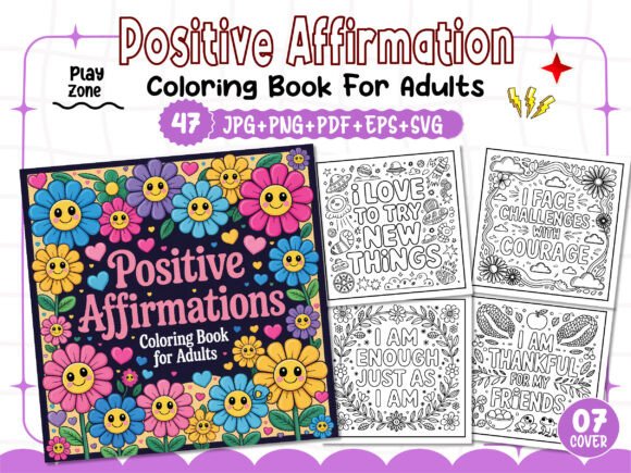 Download Adult Positive Affirmation Coloring Book - Coloring Collection
