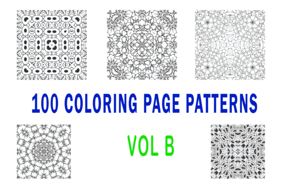 Download 100 Coloring Page Patterns Vol B - Coloring Collection