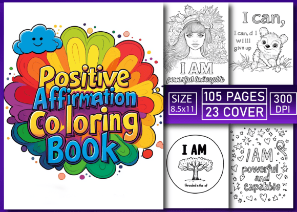 Download Positive Affirmation Coloring Book Pages - Coloring Collection
