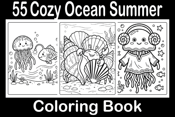 Download Cozy Ocean Summer Coloring Book - Coloring Collection
