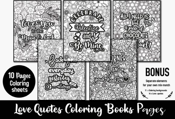 Download Romantic Love Quotes Coloring Book Pages - Coloring Collection