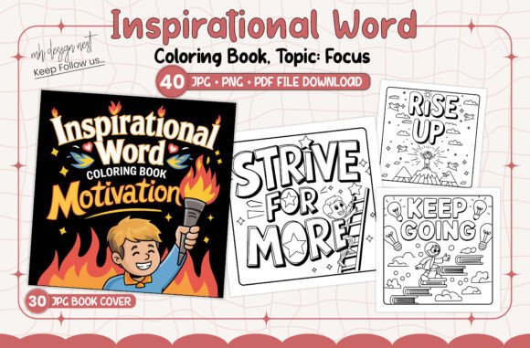Download Inspirational Word Coloring Book - Coloring Collection