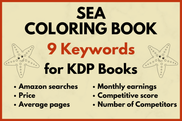 Download Sea Coloring Book KDP Keyword Research - Coloring Collection