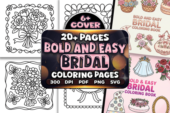 Download Bold and Easy Bridal Coloring Pages - Coloring Collection