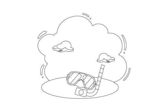 Download Summer Vacation Coloring Page - Coloring Collection