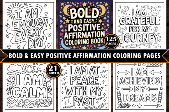 Download Bold Positive Affirmation Coloring Pages - Coloring Collection