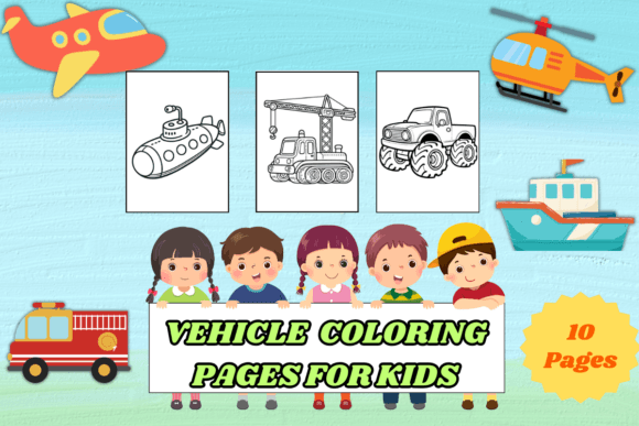 Download Vehicle Coloring Pages for Kids - Coloring Collection