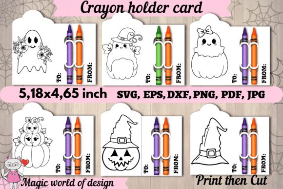 Download Halloween Coloring Cards Bundle - Coloring Collection