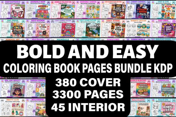 Download BOLD and EASY COLORING BOOK BUNDLE&nbsp; - Coloring Collection