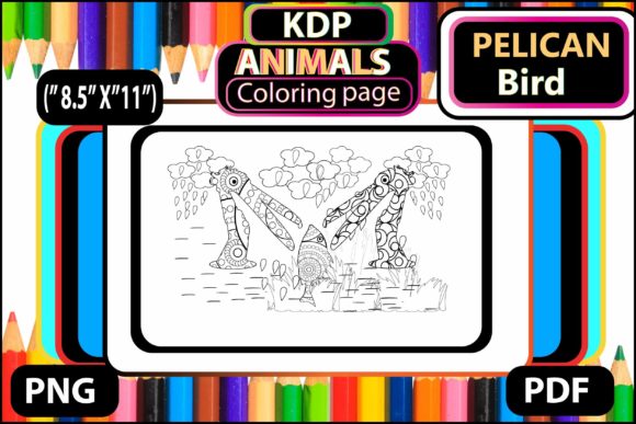 Download Pelican Bird Coloring Adults &amp; Kids Kdp - Coloring Collection