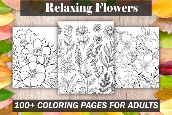 Download Relaxing Flowers Coloring Pages - Coloring Collection
