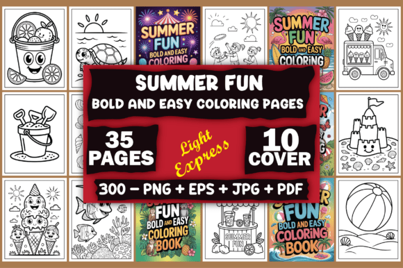Download Summer Fun Coloring Pages for Kids - Coloring Collection