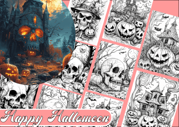 Download Happy Halloween Coloring Book for Adults - Coloring Collection