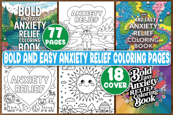Download 77 Bold Anxiety Relief Coloring Book - Coloring Collection