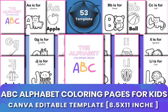 Download ABC Alphabet Coloring Pages for Kids - Coloring Collection
