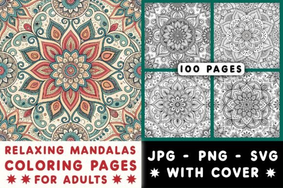 Download Relaxing Mandalas Adult Coloring Pages - Coloring Collection
