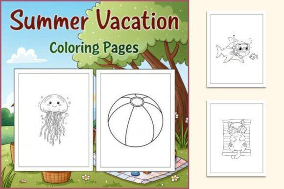 Download Summer Vacation Coloring Adventure - Coloring Collection