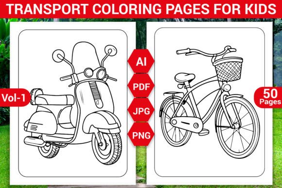 Download TRANSPORT COLORING PAGES for KIDS - Coloring Collection