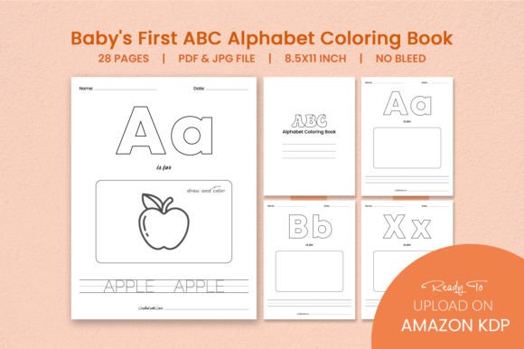 Download Baby's First ABC Alphabet Coloring Book - Coloring Collection