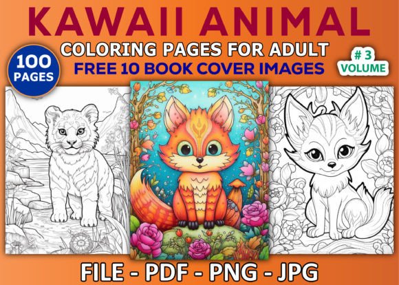 Download Kawaii Animal Coloring Pages for Adults - Coloring Collection