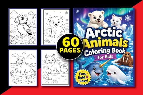 Download Arctic Animals Coloring Book for Kids - Coloring Collection